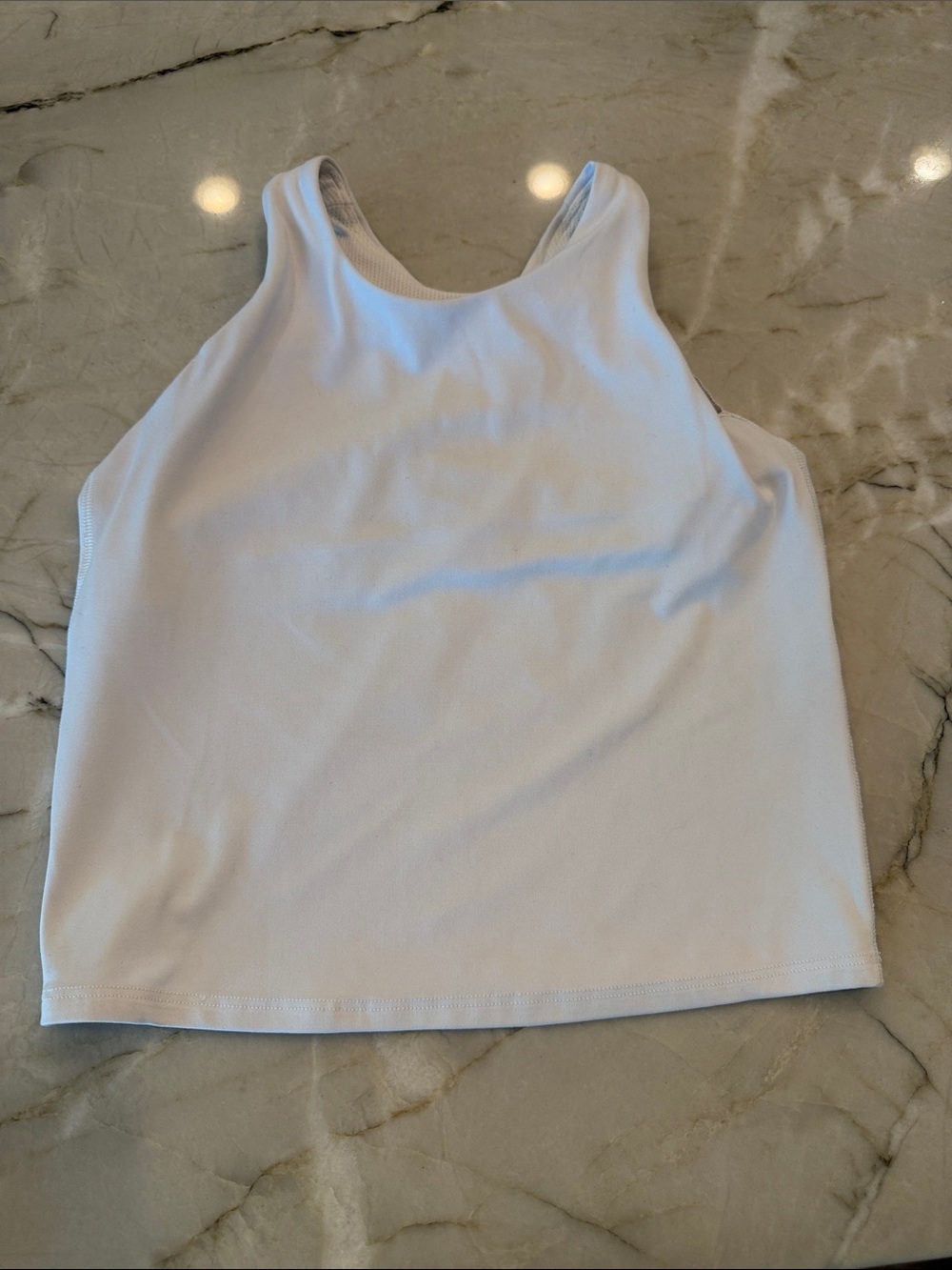 Athleta Girl White Long Distance Sports Bra
